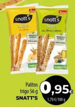 Spar La Palma snatt's palitos trigo oferta