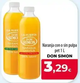 Spar La Palma Don Simon naranja con o sin pulpa oferta