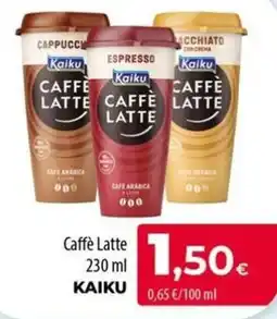 Spar La Palma Kaiku Caffè Latte oferta