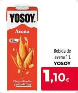 Spar La Palma Yosoy bebida de avena oferta