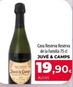 Spar La Palma Juvé & Camps Cava Reserva Reserva de la Familia oferta