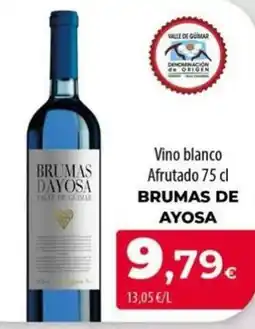 Spar La Palma Brumas de Ayosa vino blanco afrutado oferta