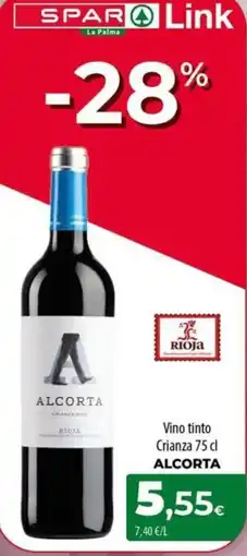 Spar La Palma Alcorta vino tinto Crianza oferta