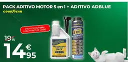 Feu Vert Goodyear pack aditivo motor 5 en 1 + aditivo adblue oferta