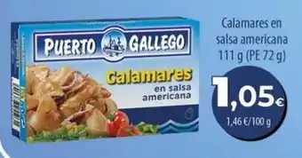 Spar La Palma Puerto Gallego calamares en salsa americana oferta
