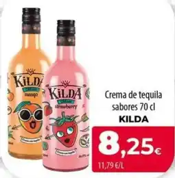 Spar La Palma Kilda crema de tequila sabores oferta