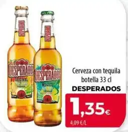 Spar La Palma Desperados cerveza con tequila oferta