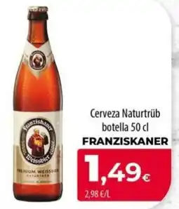 Spar La Palma franziskaner cerveza naturtrüb oferta