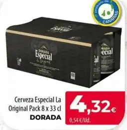 Spar La Palma Dorada cerveza especial la original oferta