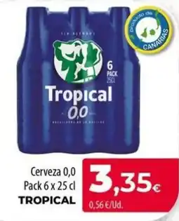 Spar La Palma Tropical cerveza 0,0 oferta