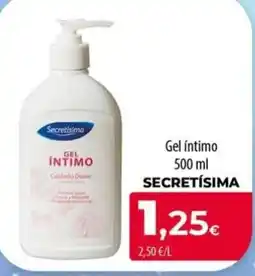 Spar La Palma Secretísima gel íntimo oferta
