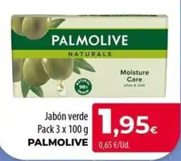 Spar La Palma Palmolive jabón verde oferta