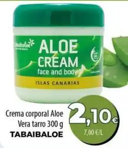 Spar La Palma Tabaibaloe Crema corporal Aloe era tarro oferta