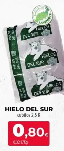 SPAR Lanzarote Hielo del sur cubitos 2,5 k oferta
