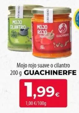 SPAR Lanzarote Guachinerfe mojo rojo suave o cilantro oferta