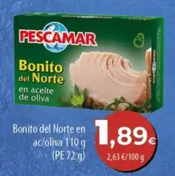 SPAR Lanzarote Pescamar bonito del norte en aceite de oliva oferta