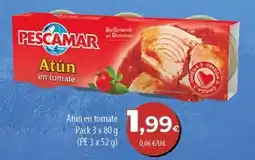 SPAR Lanzarote Pescamar atún en tomate oferta
