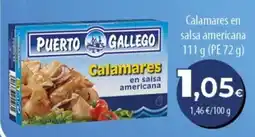 SPAR Lanzarote Puerto Gallego calamares en salsa americana oferta