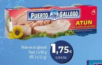 SPAR Lanzarote Puerto Gallego atún oferta