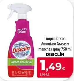 SPAR Lanzarote Disiclin limpiador con amoníaco grasas y manchas spray oferta