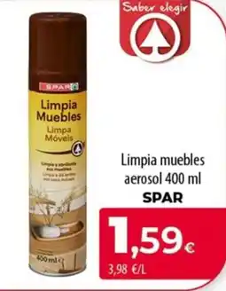 SPAR Lanzarote spar limpieza muebles aerosol oferta