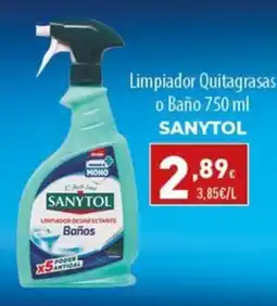 SPAR Lanzarote Sanytol limpiador desinfectante baños oferta