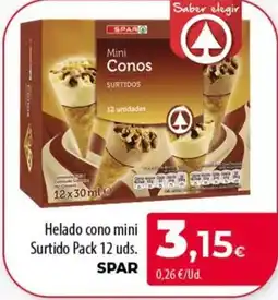 SPAR Lanzarote Spar mini conos surtidos oferta