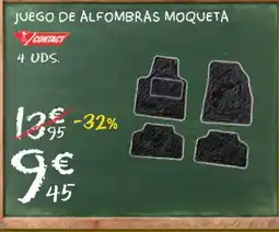 Feu Vert Contact juego de alfombras moqueta oferta