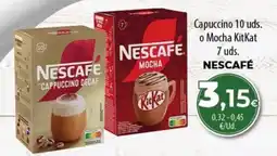 SPAR Lanzarote Nescafe cappuccino decaf o mocha kitkat oferta