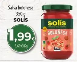 SPAR Lanzarote solis salsa boloñesa oferta