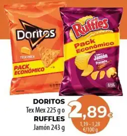 SPAR Lanzarote Doritos Tex Mex Ruffles Jamón oferta