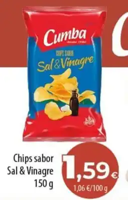 SPAR Lanzarote Cumba chips sabor sal & vinagre oferta