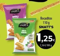 SPAR Lanzarote Snatt's bocaditos oferta