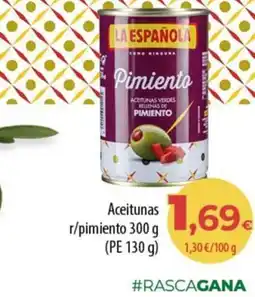 SPAR Lanzarote La Española aceitunas r/pimiento oferta