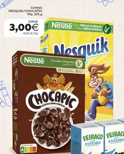 Supermercados Aquí Nesquik/ chocapic cereais oferta