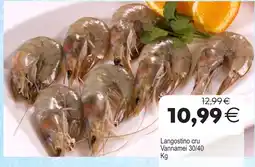 Supermercados Aquí Langostino cru oferta