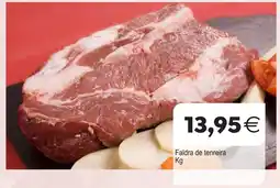 Supermercados Aquí Faldra de tenreira oferta