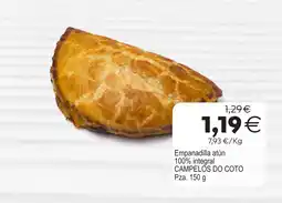 Supermercados Aquí Campeles do Coto empanadilla atún oferta