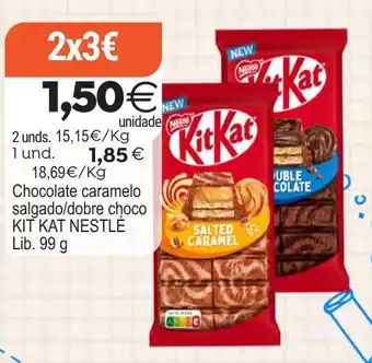 Kit Kat salgado/doble choco