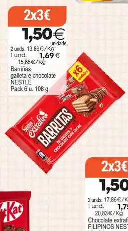 Supermercados Aquí Nestlé barrutas oferta