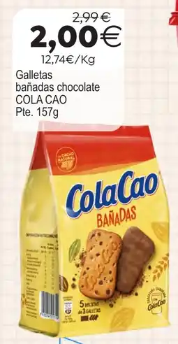 Supermercados Aquí ColaCao bañadas chocolate oferta