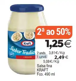 Supermercados Aquí Kraft Sabor Tradicional oferta