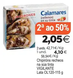 Supermercados Aquí Calamares chipirones oferta