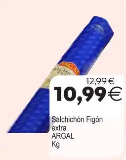 Supermercados Aquí Argal salchichón figón extra oferta