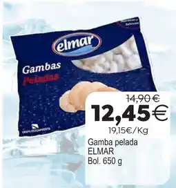Supermercados Aquí Elmar gambas peladas oferta