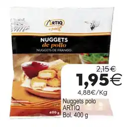 Supermercados Aquí Artiq nuggets de pollo oferta