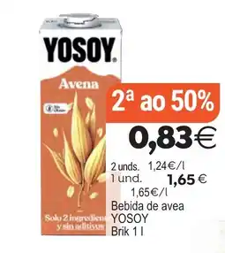 Supermercados Aquí Yosoy bebida de avena oferta