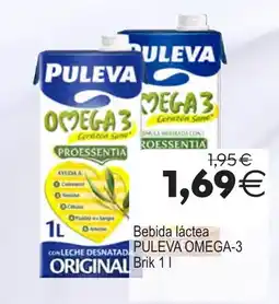 Supermercados Aquí Puleva bebida láctea omega-3 oferta