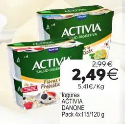 Supermercados Aquí activia salud digestiva oferta