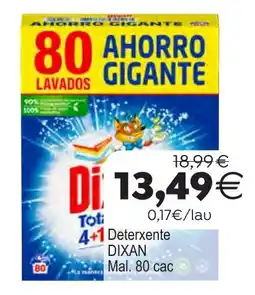 Supermercados Aquí Dixan detergente oferta